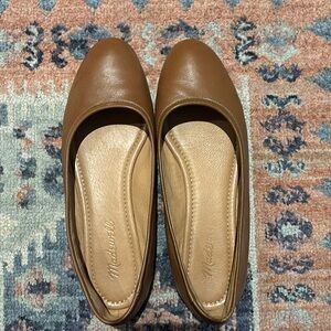 Madewell The Reid Leather Ballet Flat | Size 6.5